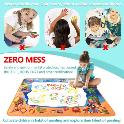 Magic water drawing mat