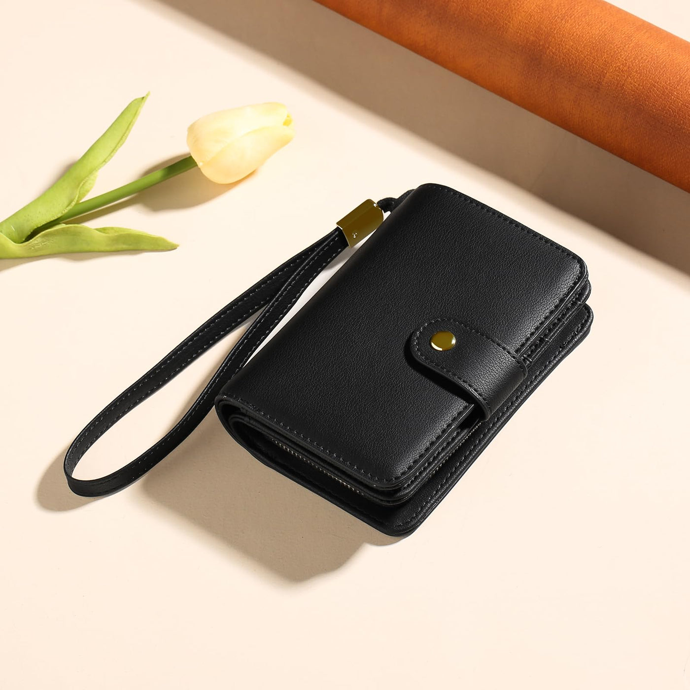 Wallet Zipper with Coin Pocket & RFID Protection