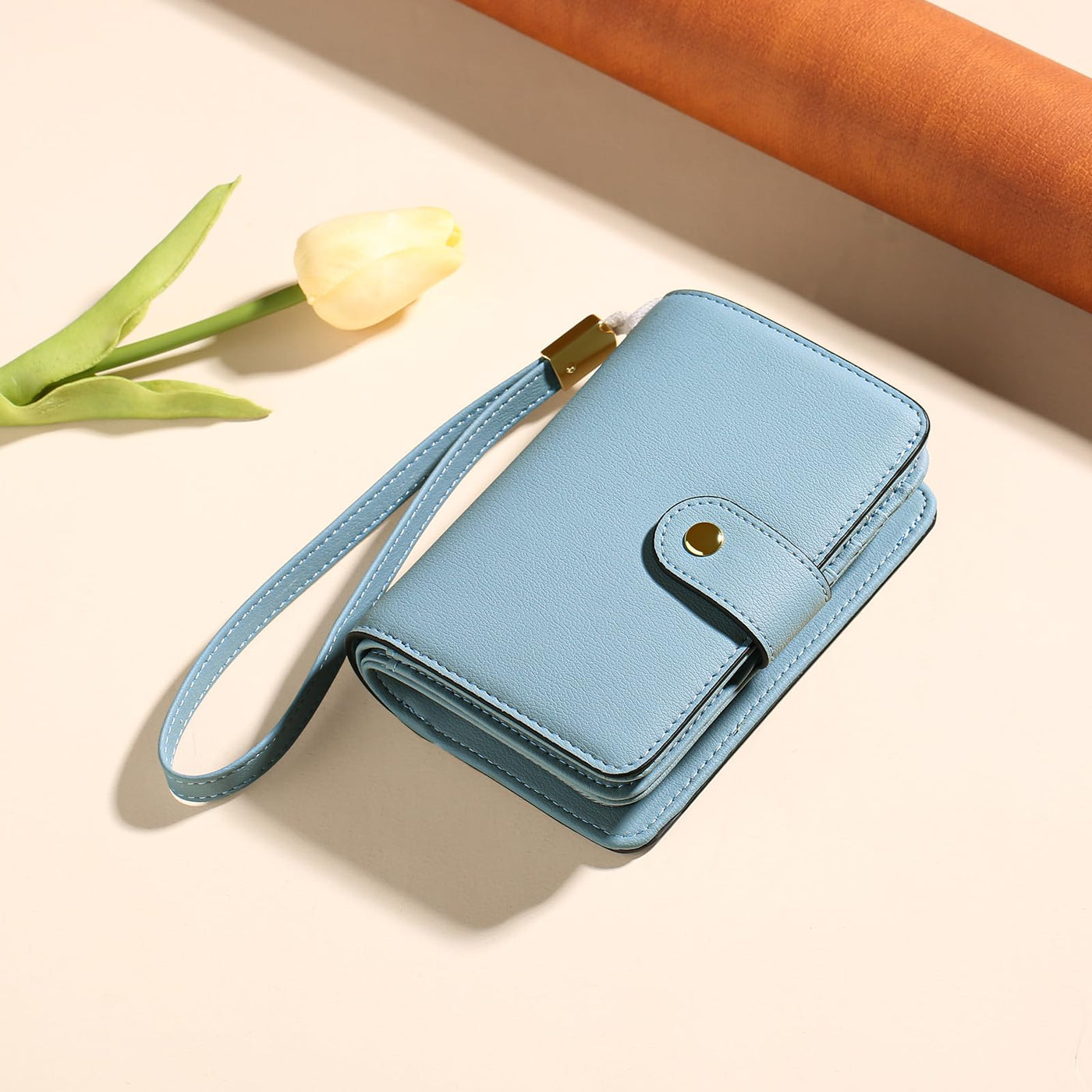 Wallet Zipper with Coin Pocket & RFID Protection