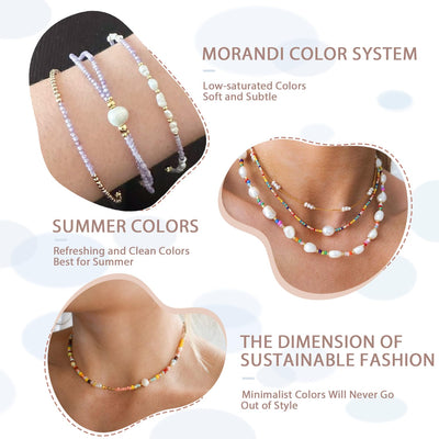 Beads for Bracelets DIY Tubular Beads 2 Holes Beads Set Make Bracelets By Yourself