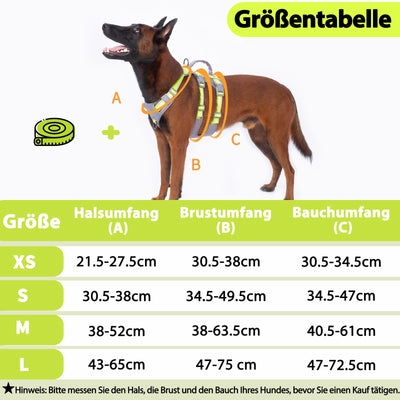 Harnais Réfléchissant pour Chien avec Poignée