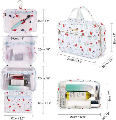 Toiletry bags to hang up Travel toiletry bag Large waterproof cosmetic bag