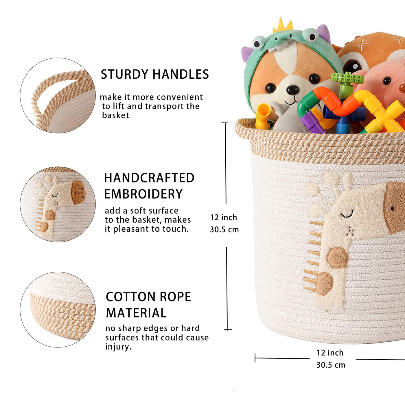 Storage basket for babies Children's organizer