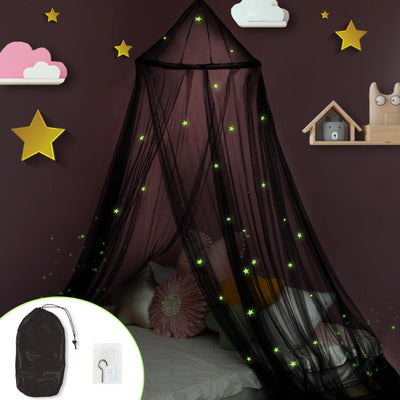 Crib canopy for house bed and single bed - Fantastic bedroom decoration for children's rooms - Large mosquito net canopy for children