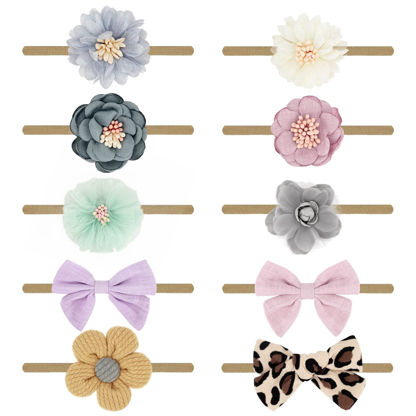 Bandeaux pour bébé Bandeau en nylon pour bébé