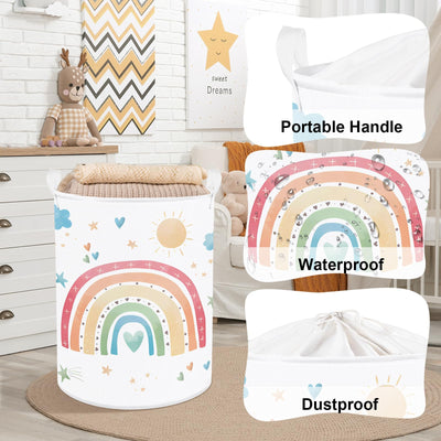 Panier à linge pour enfants avec poignée Panier de rangement pliable pour vêtements et jouets