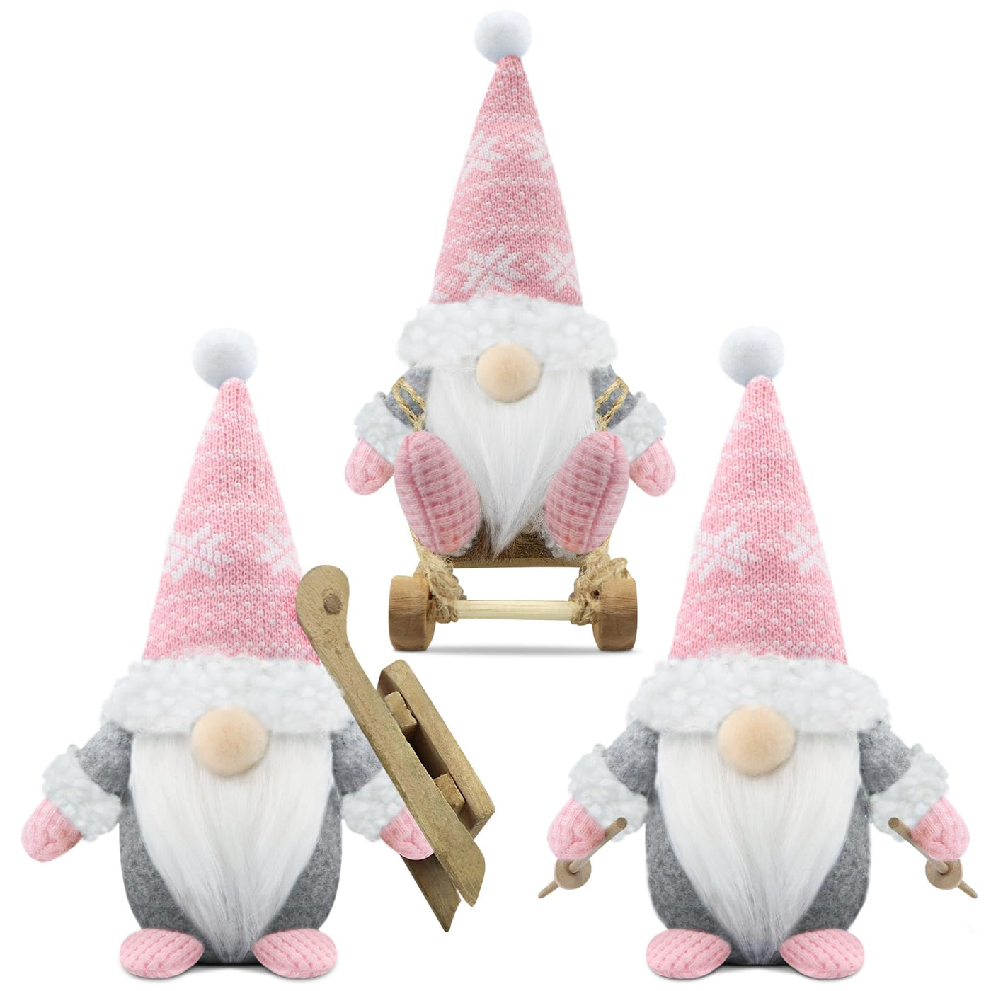 Christmas gnome set of 3 gnome figures Christmas decoration Christmas decorations gnome accessories for home kitchen decoration