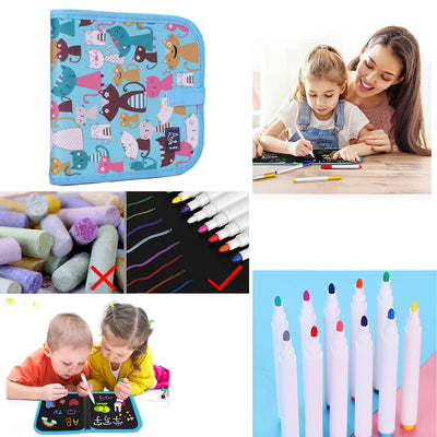 Livre de coloriage pour enfants Réutilisable, planche à dessin Effaçable