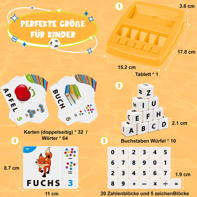 Jeux d'apprentissage des lettres cadeau inscription à l'école