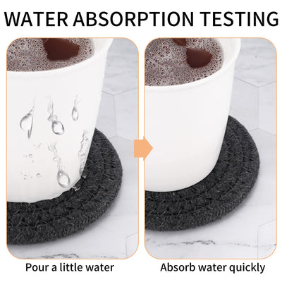 Dessous de verre avec supports