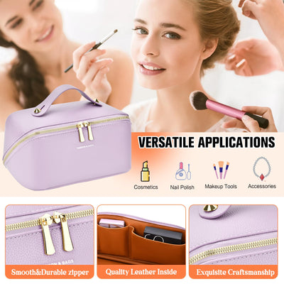 Cosmetic Bag Portable Travel Make-up Bag with Large Capacity Waterproof Organize