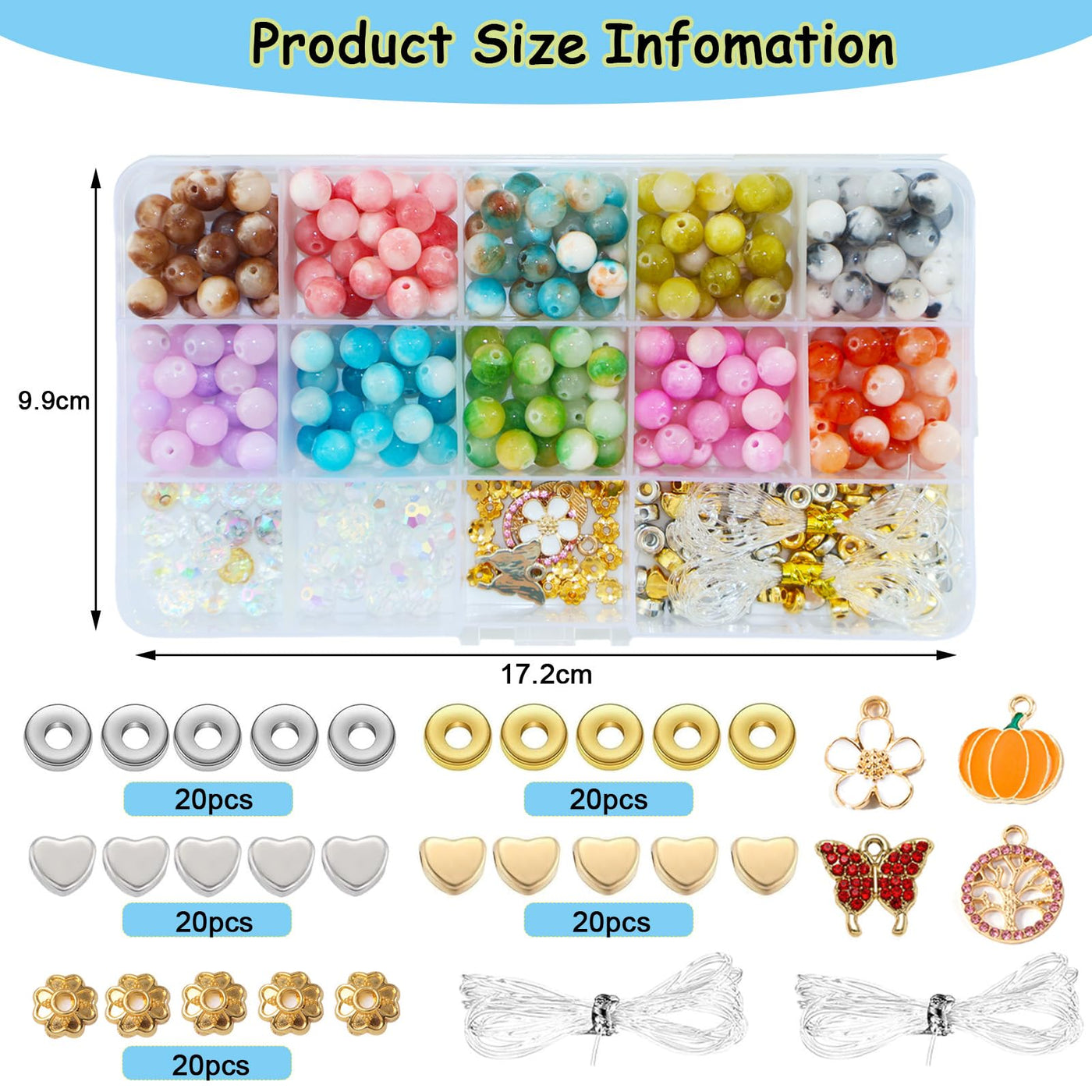 Precious Stones Beads for Bracelets