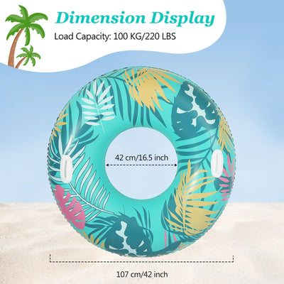 Floating rings with handles for adults, inflatable