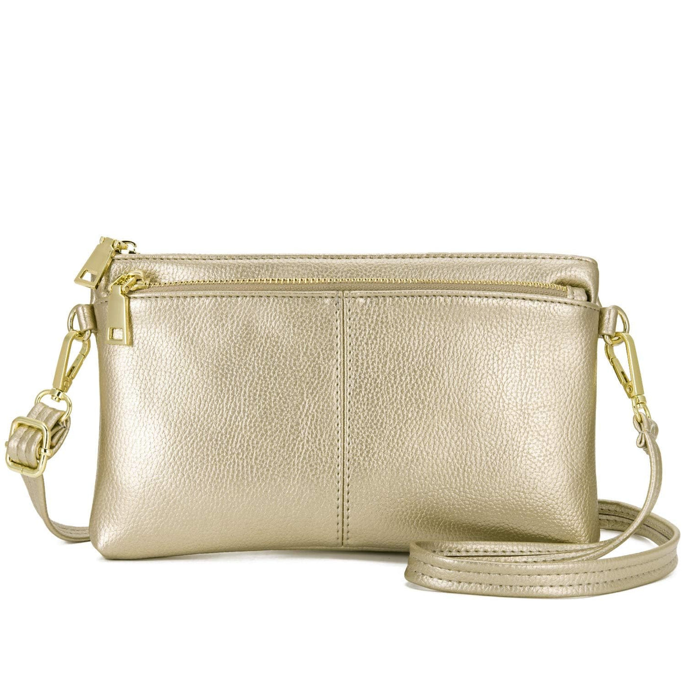 Small Triple Zipper Shoulder Bag
