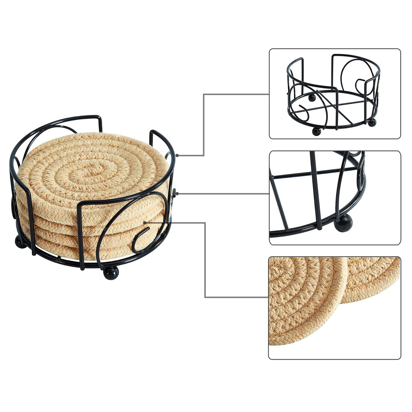 Set de sous-verres pour gobelets à boissons