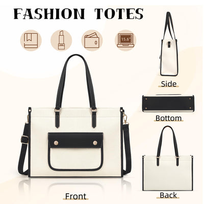 Sac à Main Shopper Grande Toile Grand Sac fourre-tout