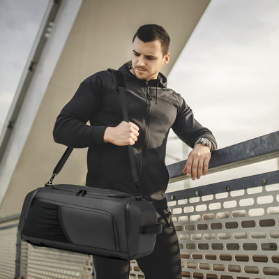 Sports bags with shoe compartment