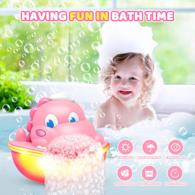 Bathtub toy Foam machine Bathtub Luminous dinosaur bath toy