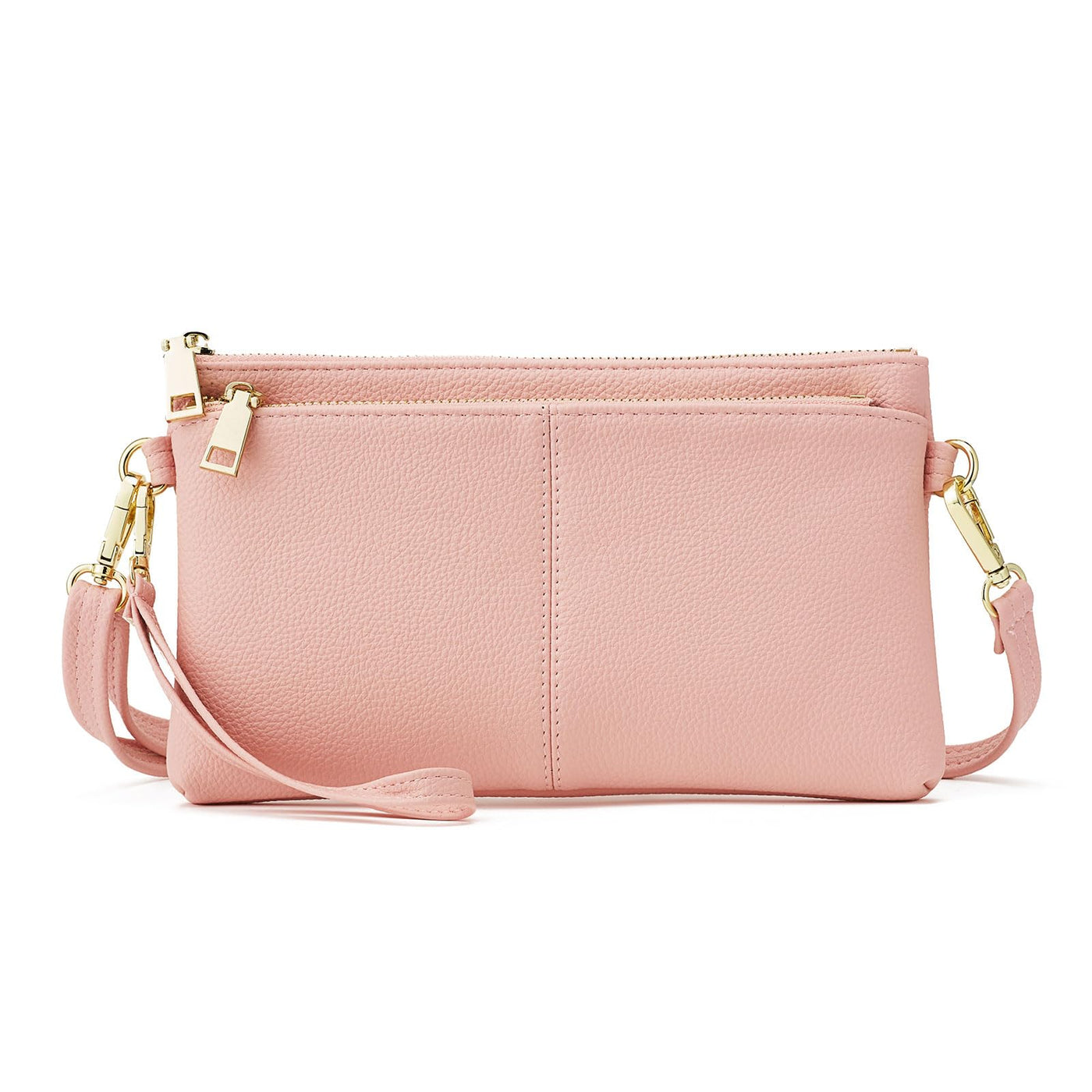 Small Triple Zipper Shoulder Bag