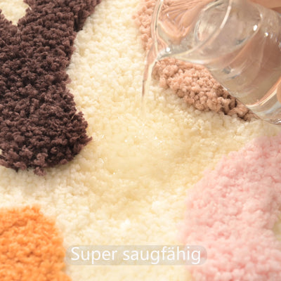 Tapis de Bain Décoratif Amusant Douche en Microfibre Douce