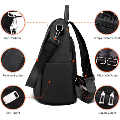 Sac à dos Sacs d'école en nylon imperméables