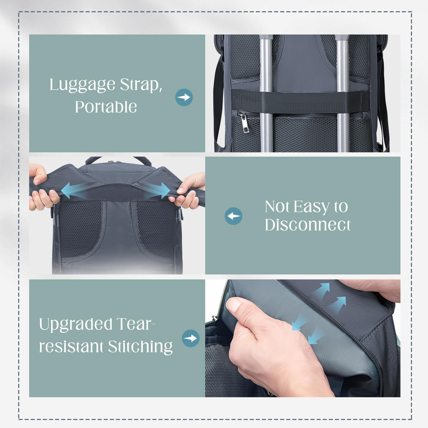 Hand luggage, Travel Backpack Underseat