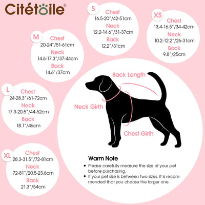 Winter Coat Dog Coat, Warm Winter Jackets with Fleece for Dogs