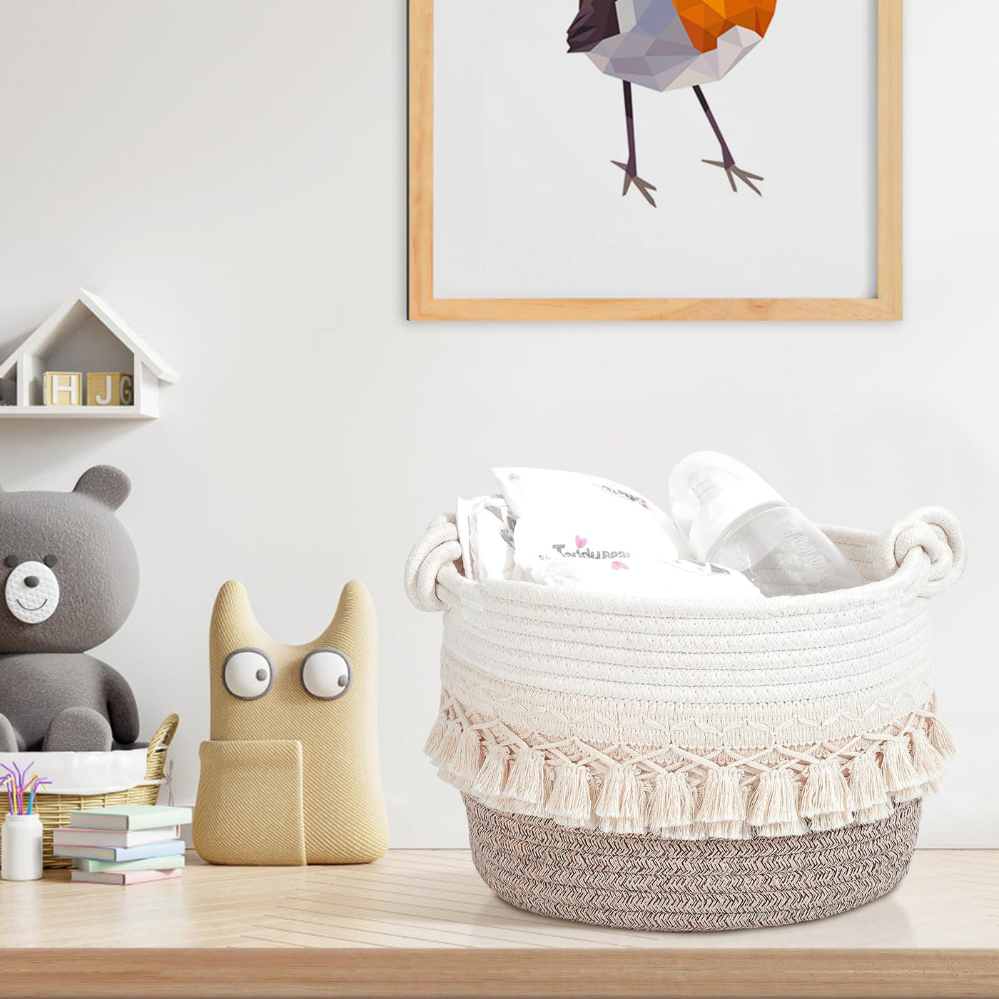 Storage Basket Cotton Basket Braided Children