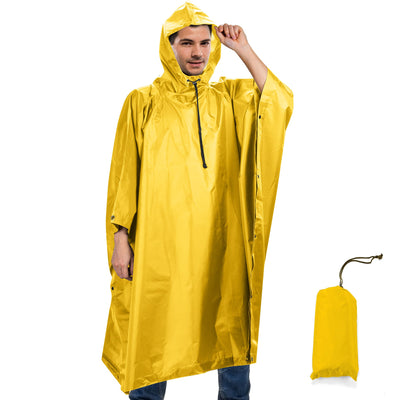 Rain Poncho Waterproof Rain Cape with Hood