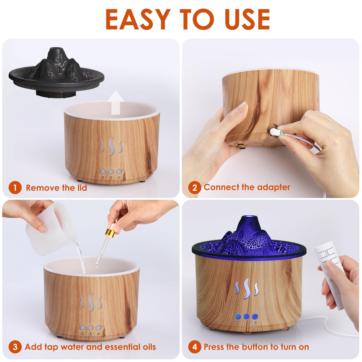 Aroma diffuser for fragrance oils