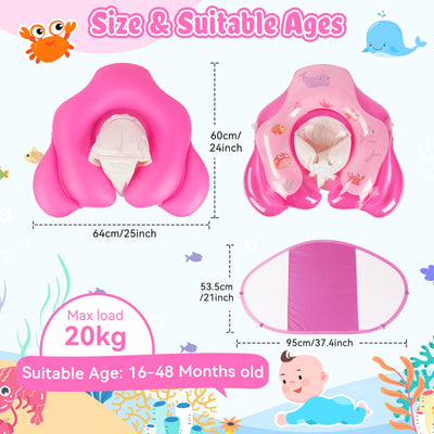 Babyschwimmring mit Sonnendach