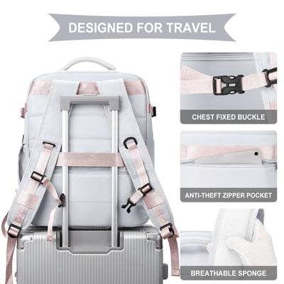 Sac à dos de voyage pour bagage à main d'avion sac à dos pour bagage à main d'avion ordinateur portable étanche