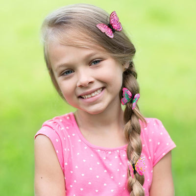 50 pièces de papillons décoratifs avec épingles à nourrice, broche papillon en PVC