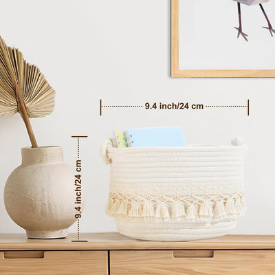 Storage Basket Cotton Basket Braided Children
