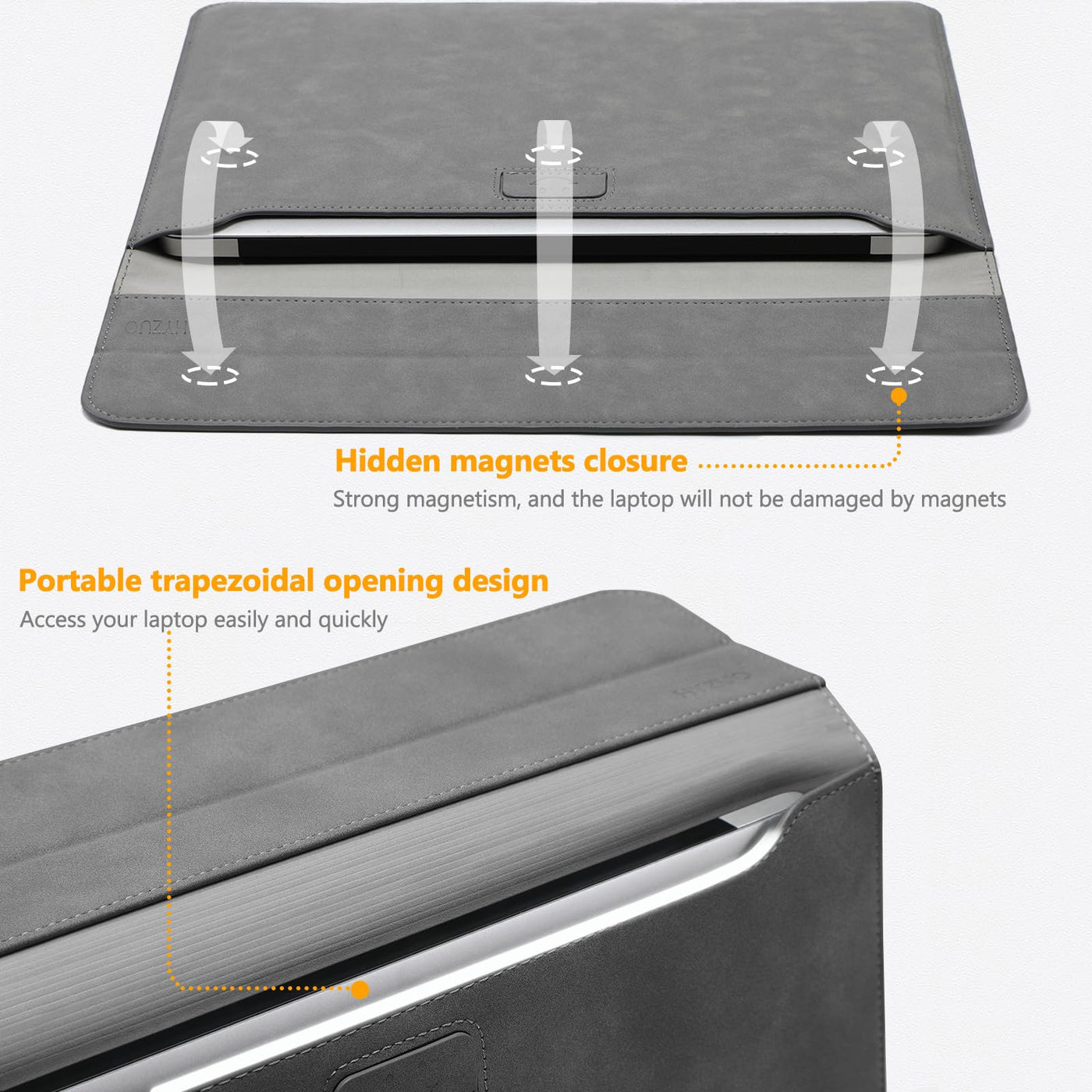 Laptop sleeve with stand function