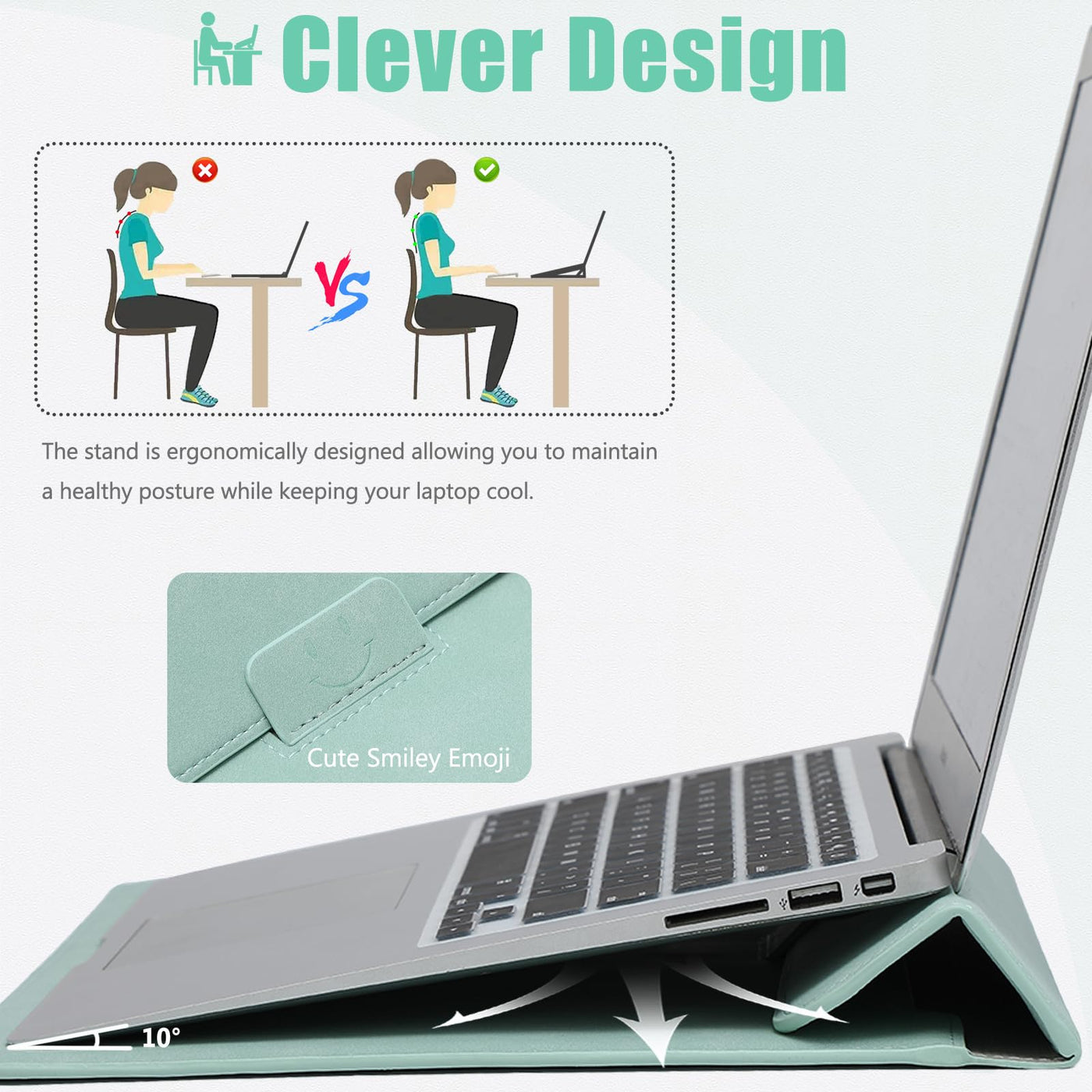 Laptop sleeve Laptop sleeve with stand function