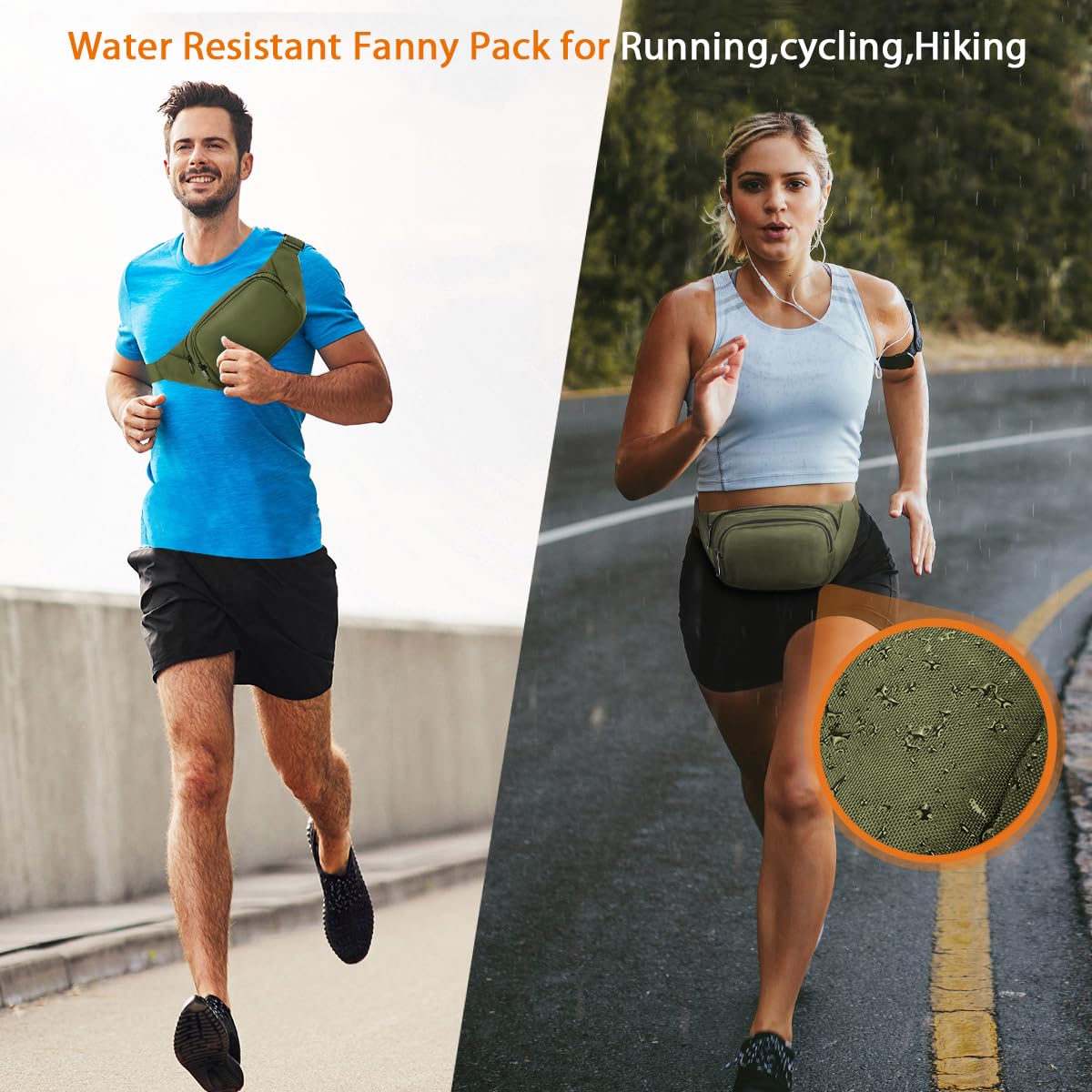 Belt Large capacity waterproof waist bag