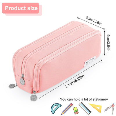 Pencil Case Pencil Bags Teenager Large Capacity Pencil Case Pens 3 Compartment