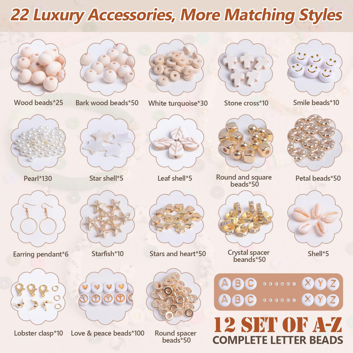 Beads for Threading, Polymer Clay Beads