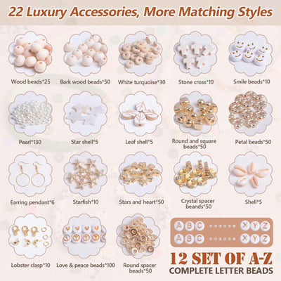 Beads for Threading, Polymer Clay Beads