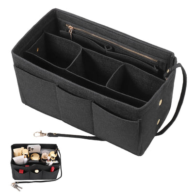 bag organizer shopper, multi-pocket handbag inner bag