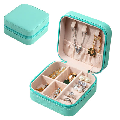 Jewelry box ,Small PU leather jewelry storage jewelry case,Mini jewelry box