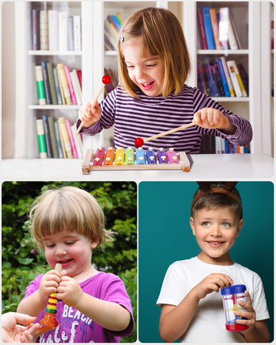 Musical Instruments For Kids 32PCS Musical Instruments Set, Percussion Rhythm Toys Music