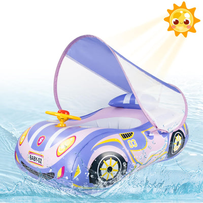 Babyschwimmring mit Sonnendach