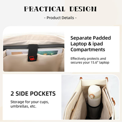 Sac à Main Shopper Grande Toile Grand Sac fourre-tout