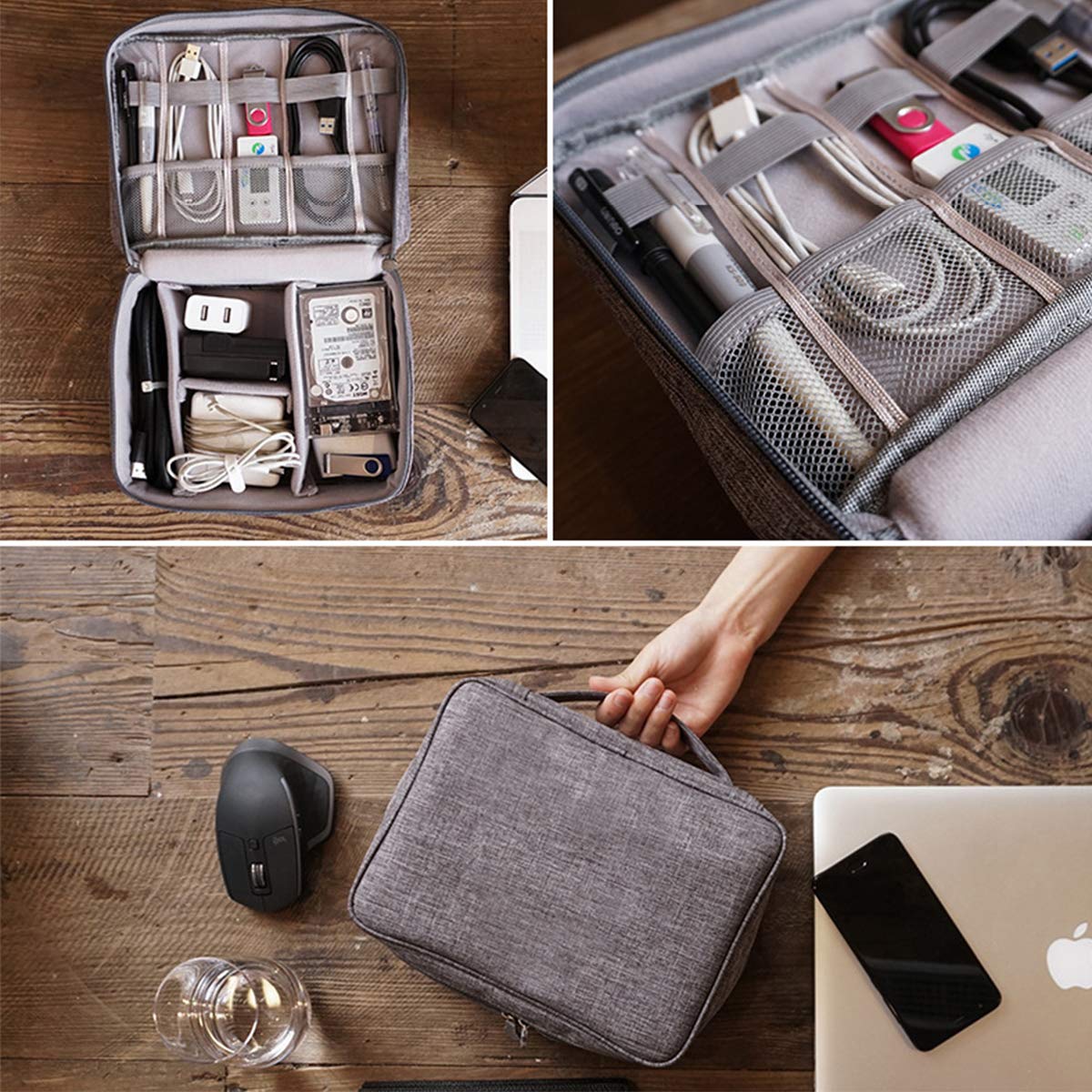 Cable bag Cable organizer Cable case Electronic accessories Organizer bag Universal bag for bag accessories