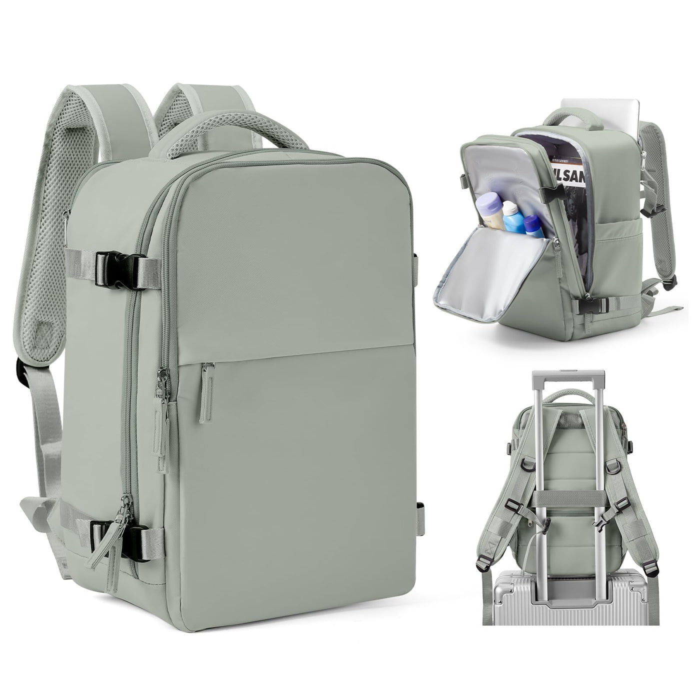 Sac à dos pour avion Bagage à main Sac à dos Cabine Sac à dos étanche pour ordinateur portable Sac à dos de voyage