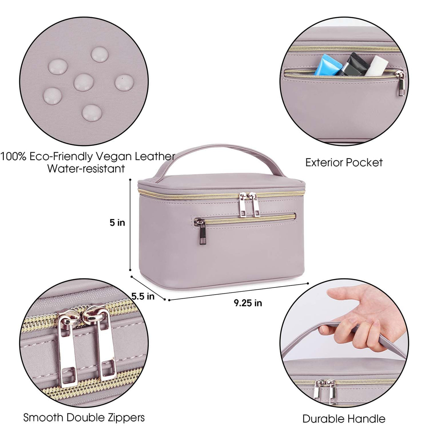 Sac de maquillage de voyage grand sac de maquillage