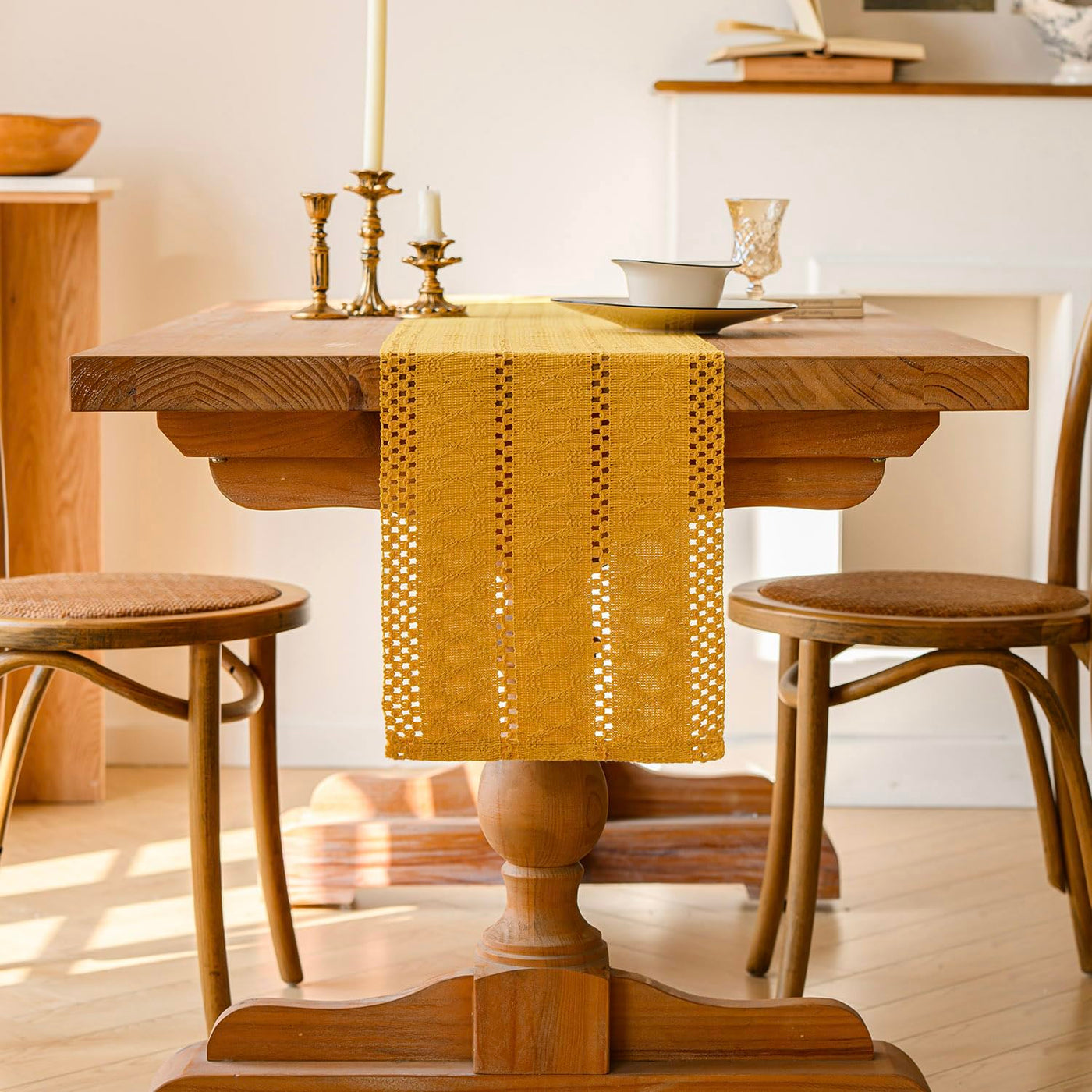 Chemin de Table Boho Macramé