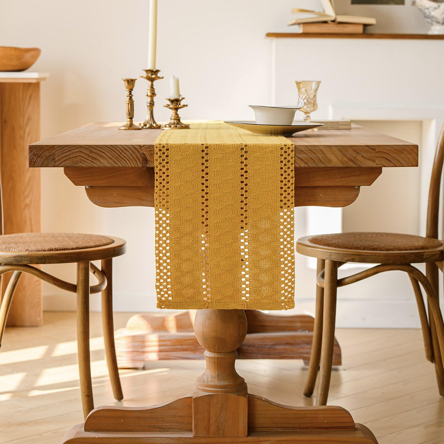 Tischläufer Boho Makramee